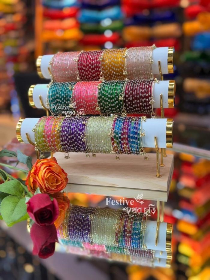 Saptamallika Kashmiri Bangle/Churi Saptamallika Kashmiri Bangle/Churi - Image 1